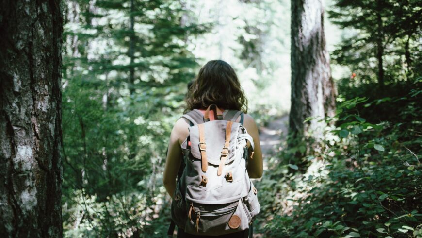 Hiking Tour in a forest