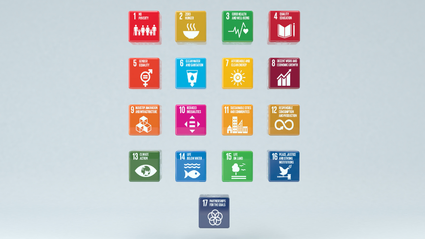 The 17 sustainable development goals of the 2030 Agenda