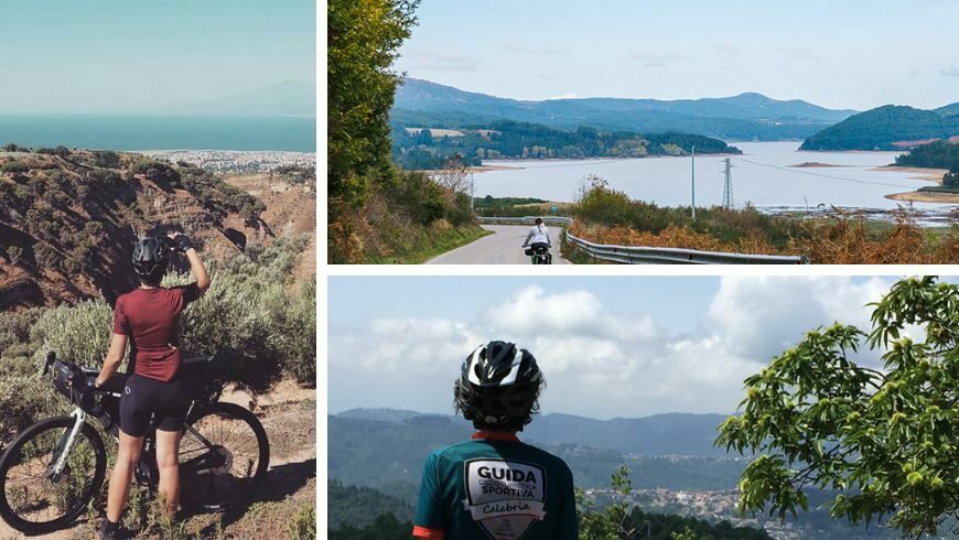 Some stages of the "Bike paths Park" of Calabria