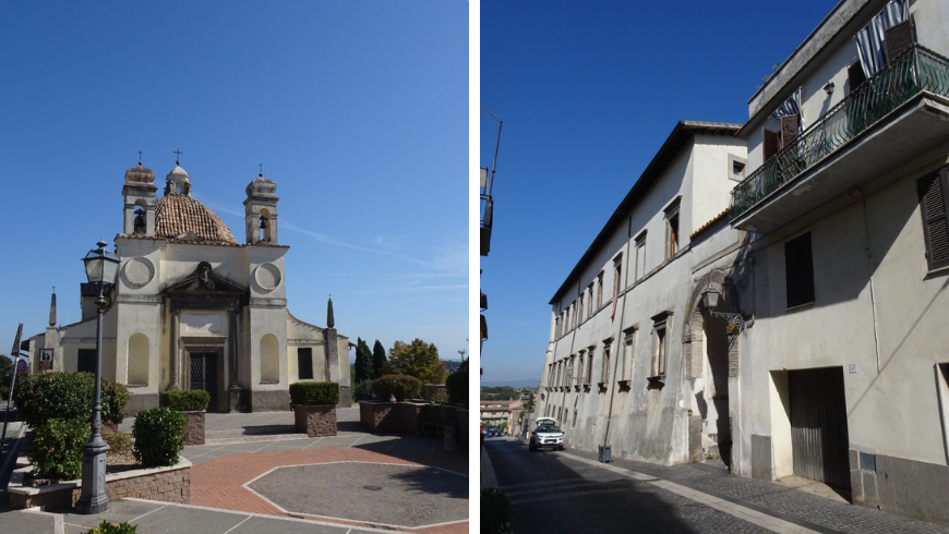 church and street of Monterosi