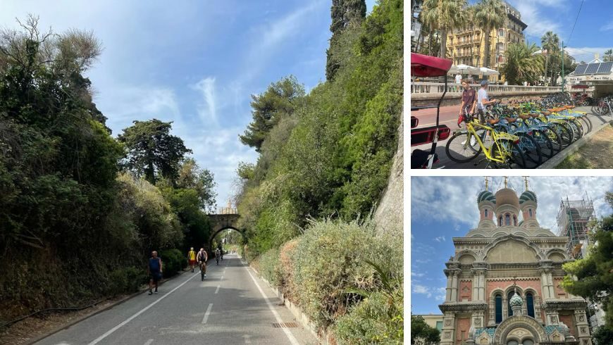 Cycle path from Imperia to Sanremo