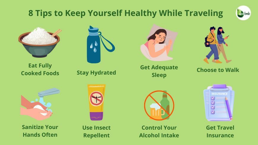Tips to Keep Yourself Healthy While Traveling
