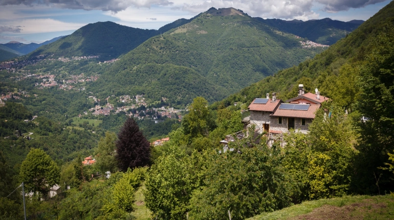 Organic farmhouse in Lombardy