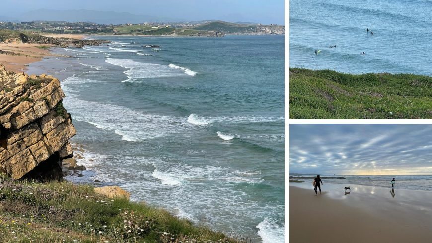 surf in Liencres, Cantabria