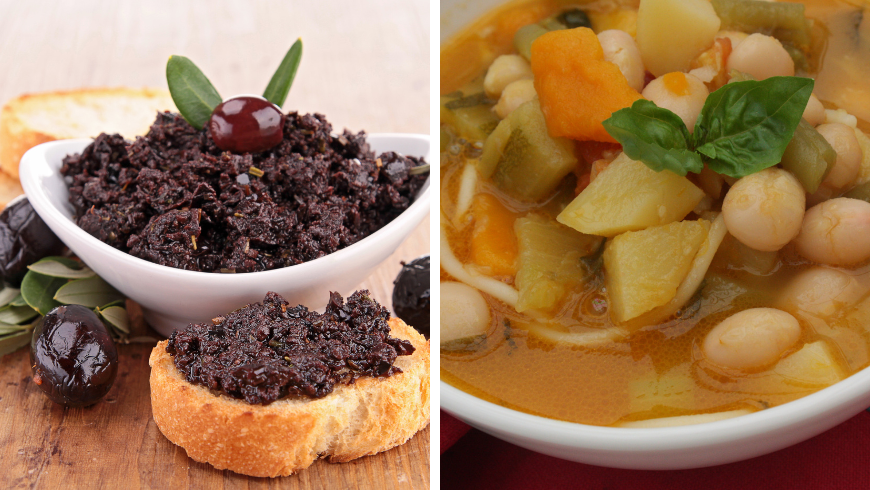 Tapenade and Pistou Soup,