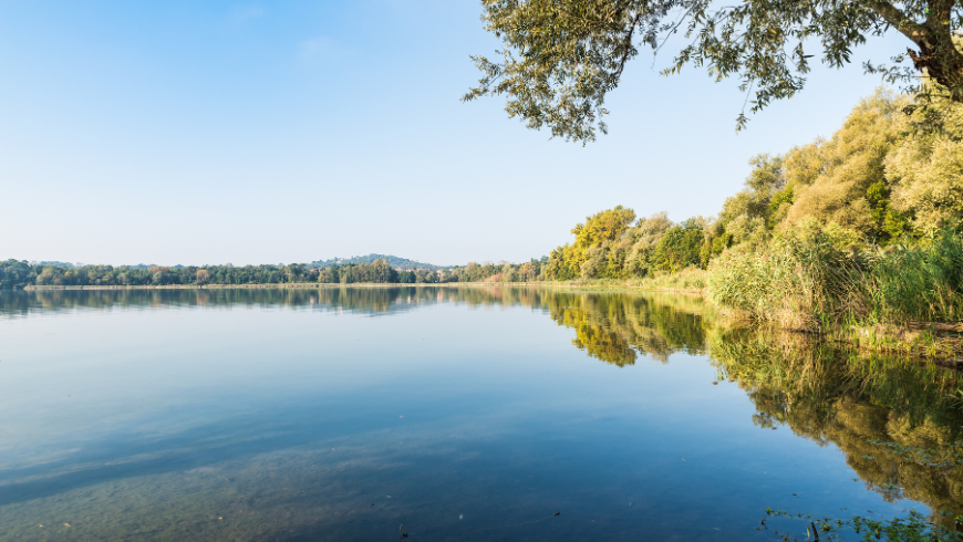 Lakes area in Lombardy