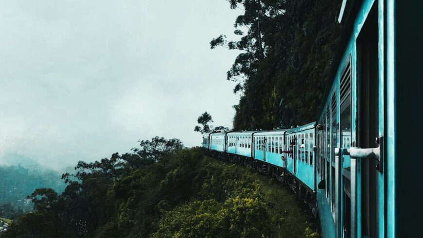 Travelling by train is more sustainable