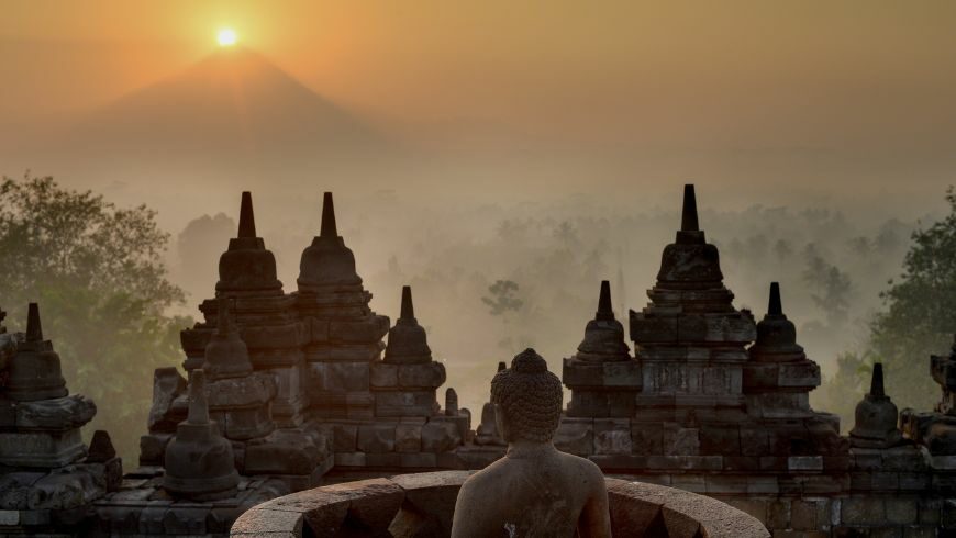 Borobudur temple indonesia