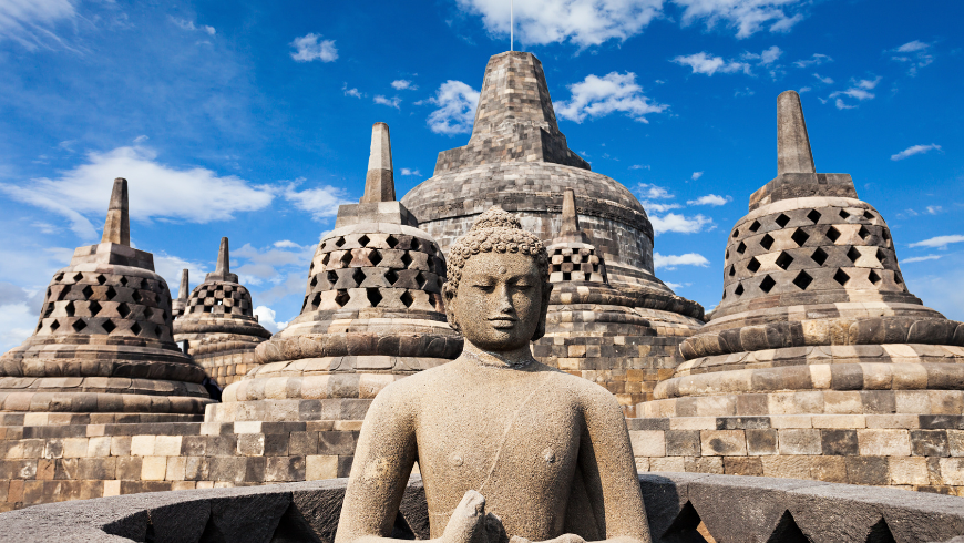 Borobudur temple, Java Island, Indonesia