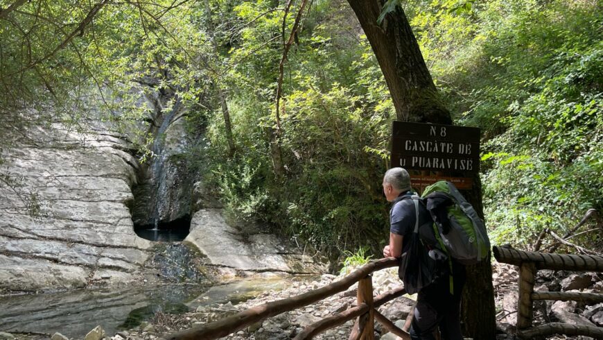 Cascata del Paradiso waterfall in San Fele, Basilicata