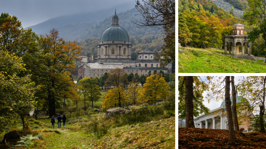 Oropa Way in Autumn