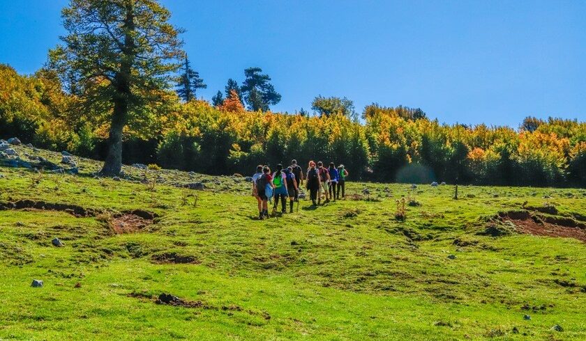 hike in pollino natural park