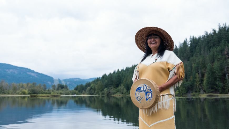 senior indigenous canadian woman