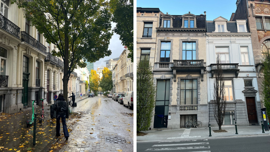 alleys and a house in Brussels