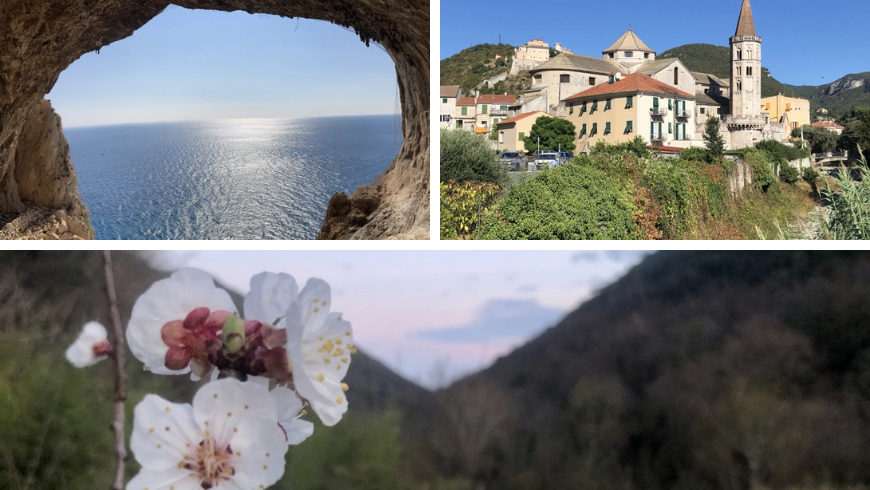 The landscape of Liguria, between the sea and charming villages