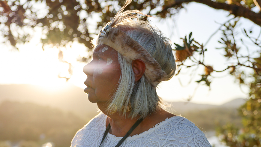 Indigenous woman in Australia