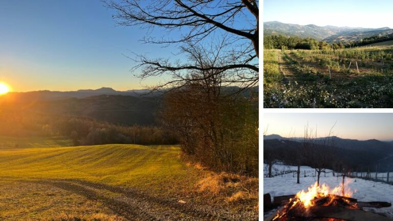 Berceto landscapes, Parma Appennines, Italy