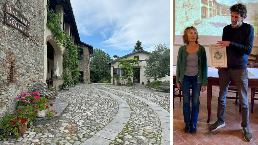 Awarded at the Ecobnb Awards, Cascina Rodiani is a leader in Sustainable Tourism in the Spina Verde Park of Como