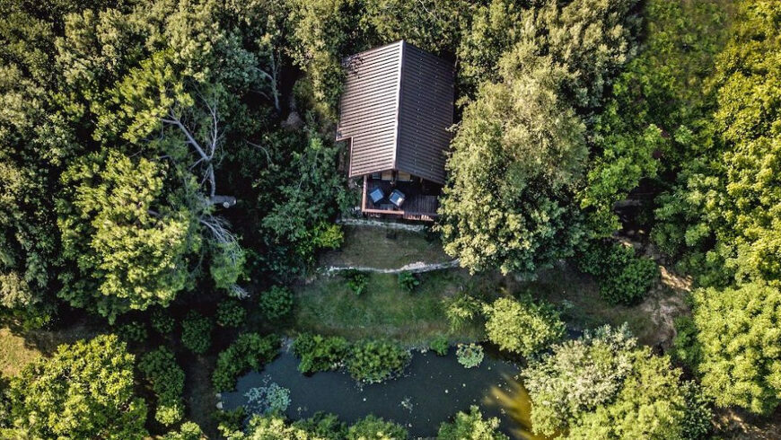 A house immersed in the nature 