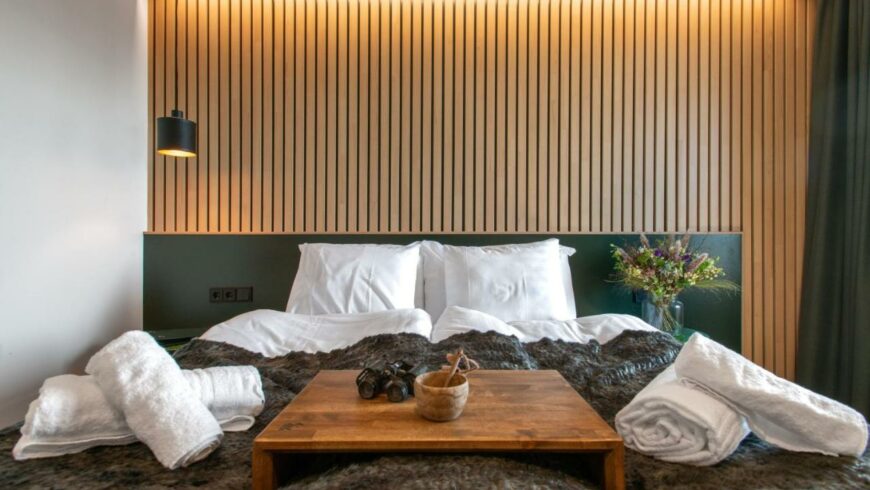 Haltia Lake Lodge is the perfect choice if you are looking for sustainable and unique hotels in Finland