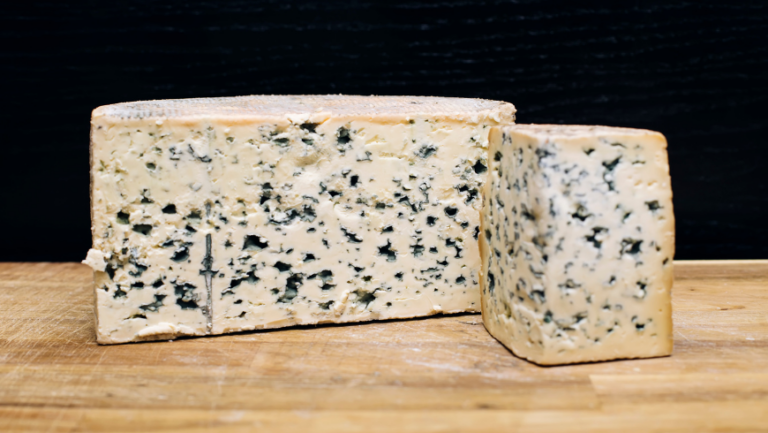 Piece of a typical cheese