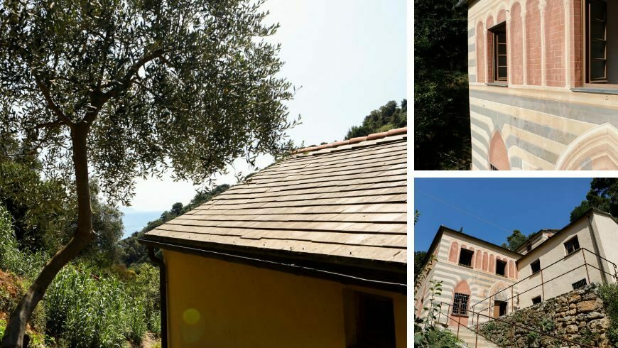 The Hermitage of Sant’Antonio di Niasca, in the Portofino Park, Genoa province.