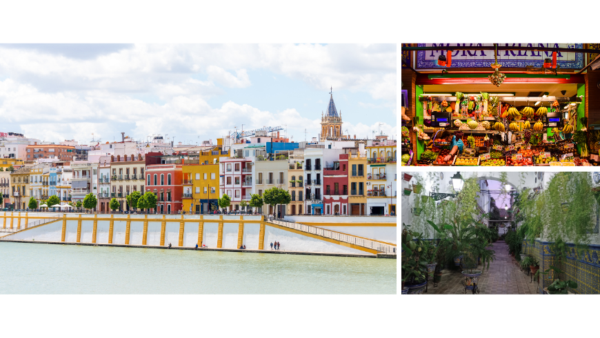 Triana, one of the neighborhoods for a responsible and green city itinerary in Sevilla