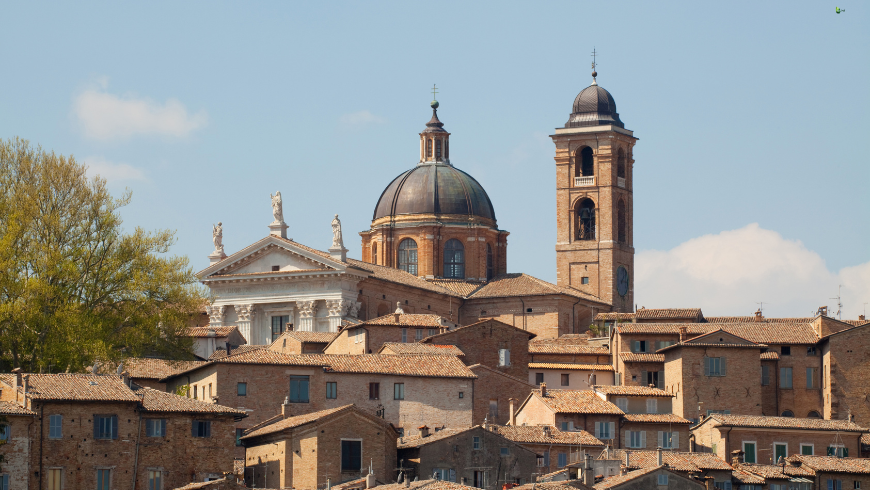 Urbino town, a gem in Italian region of Marche