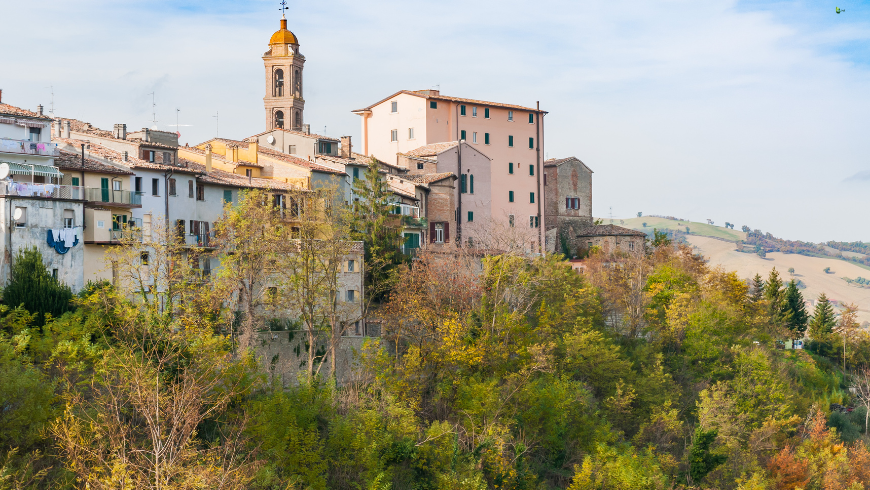 Sassocorvaro, village in Italy