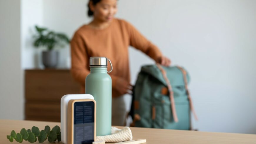 water bottle and eco gears to explore Machu Picchu