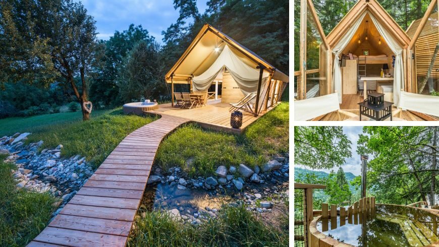 Eco-friendly glamping Ribno, in Slovenia