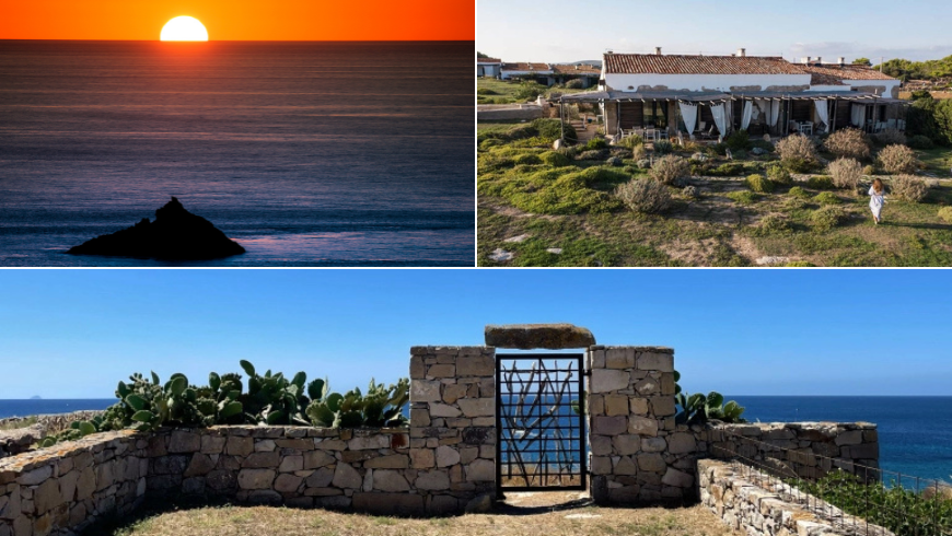 Green holiday on the island of San Pietro, Sardinia, staying in the magical Residenza a Cova