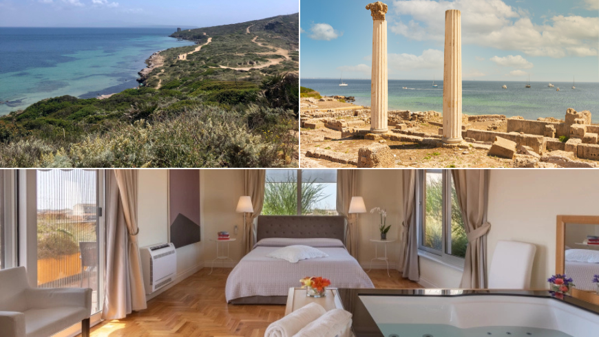 Aquae Sinis: Archaeological sites and Mediterranean scrub in Cabras