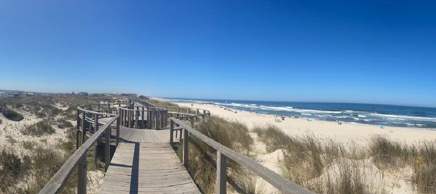 The Costa Nova beach