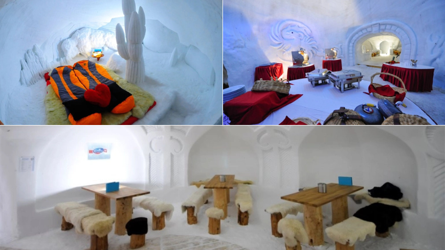 Iglu-Dorf Zugspitze: Sleep in an igloo in the Bavarian Alps