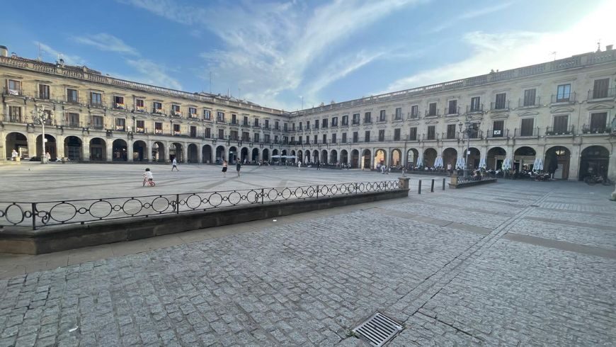 Square in Vitoria's historic center