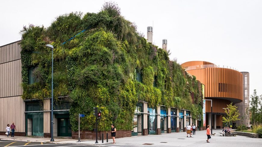 Vertical Garden and Terrace of the Europa Conference Center