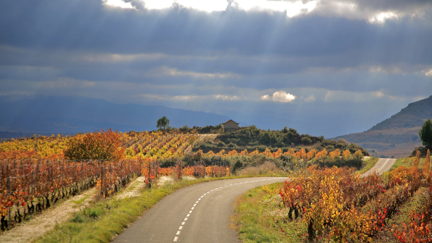 Bastida, wine city of the Rioja Alavesa, Spain