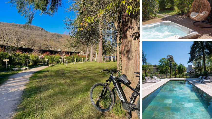 Domaine Le Vaxergues: an eco-chic refuge in the heart of Aveyron. Electric bike