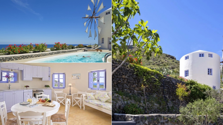 An eco-friendly stay in Santorini