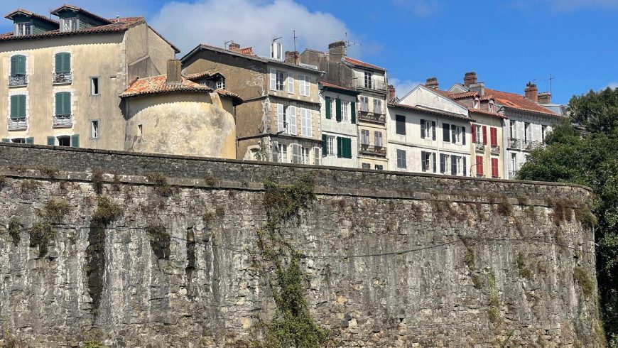 Walls and buildings of Grand Bayonne