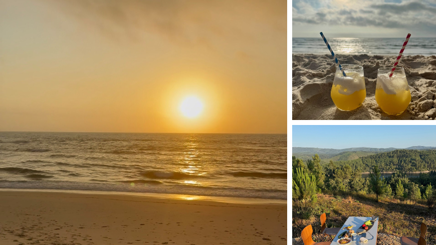 Beach, sea and nature near Rio Zêzere