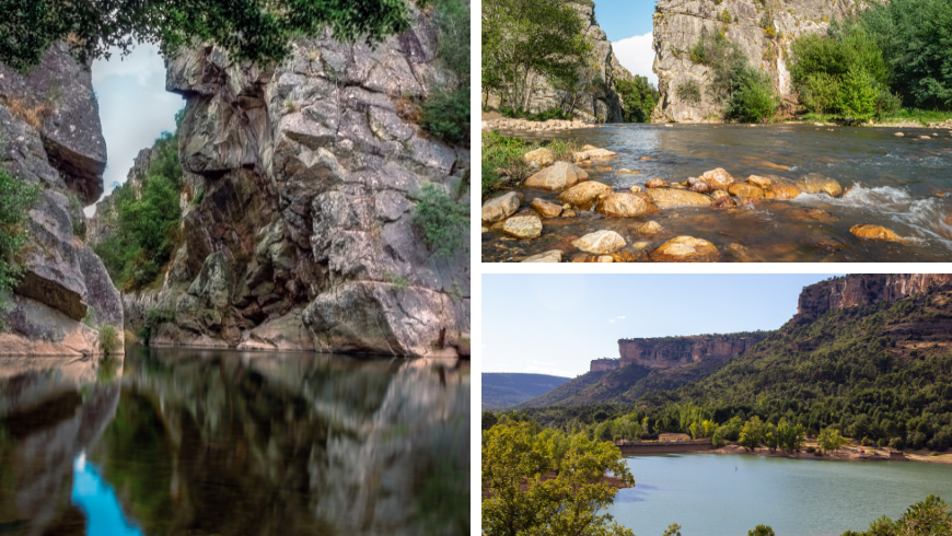 Cabril reservoir and unspoiled nature in central Portugal