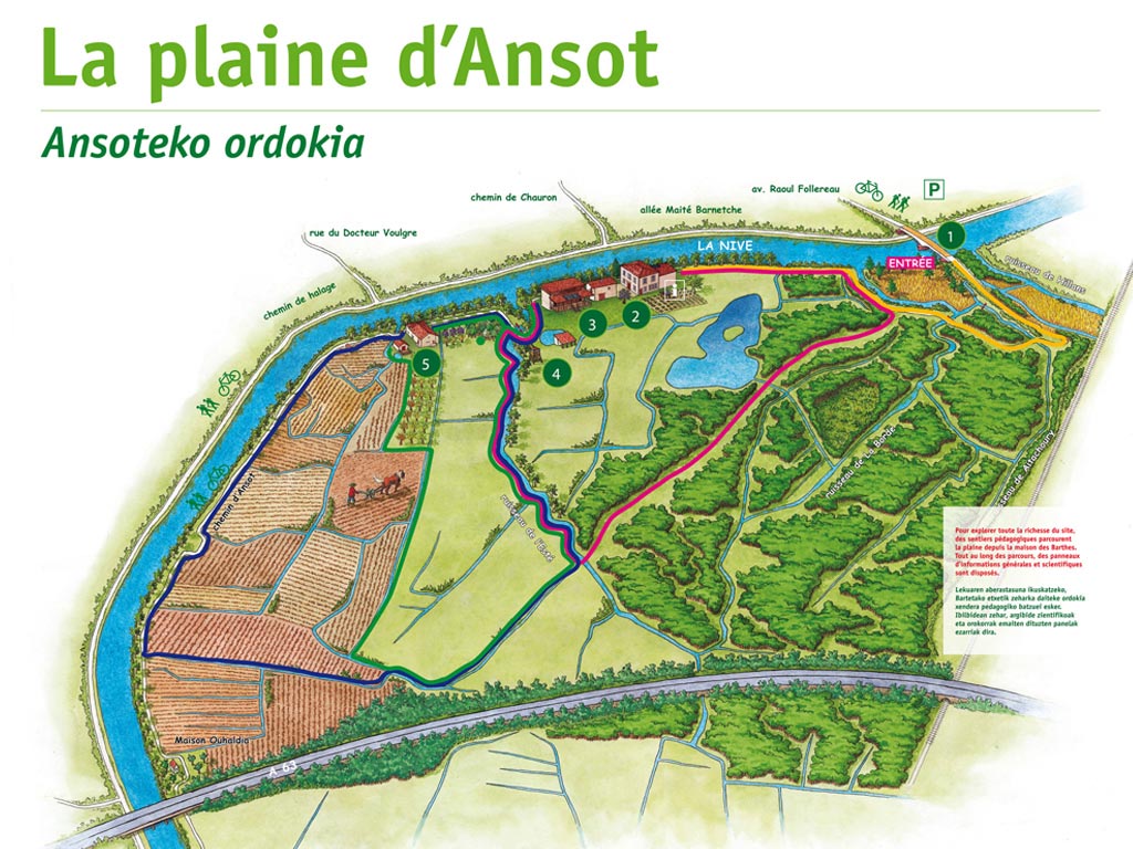 Plaine d’Ansot, map