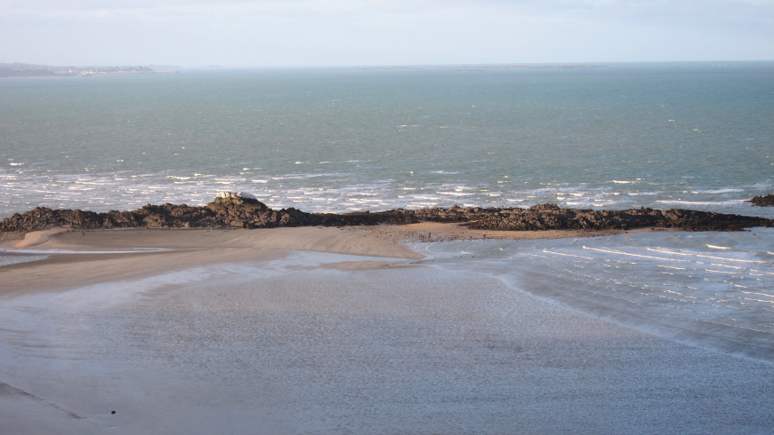 beach of the bay of saint-brieuc, slow itineraries in Brittany