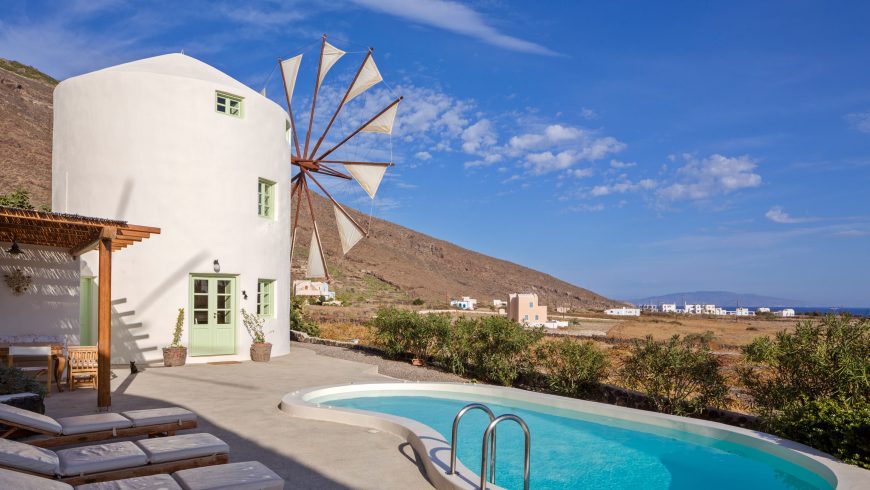 Experience a green and luxurious stay in the most pristine nature of Santorini.