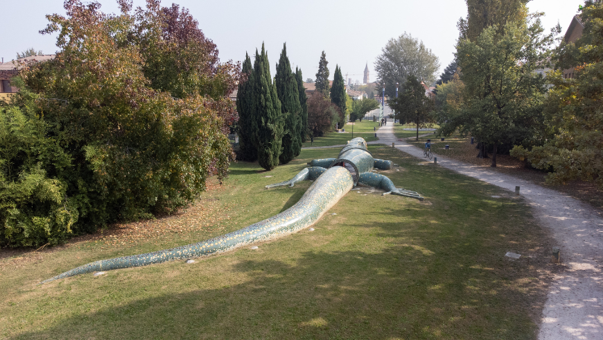 Environmental sculpture of the Giant's Garden