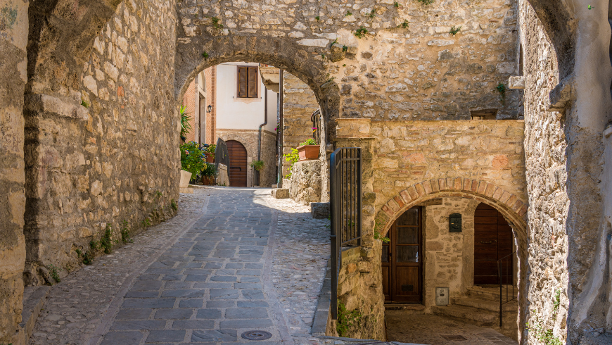 Fraction of Arrone, medieval village in Umbria