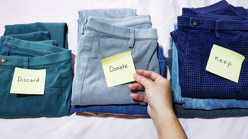 Smarter Sorting: discard, donate, keep