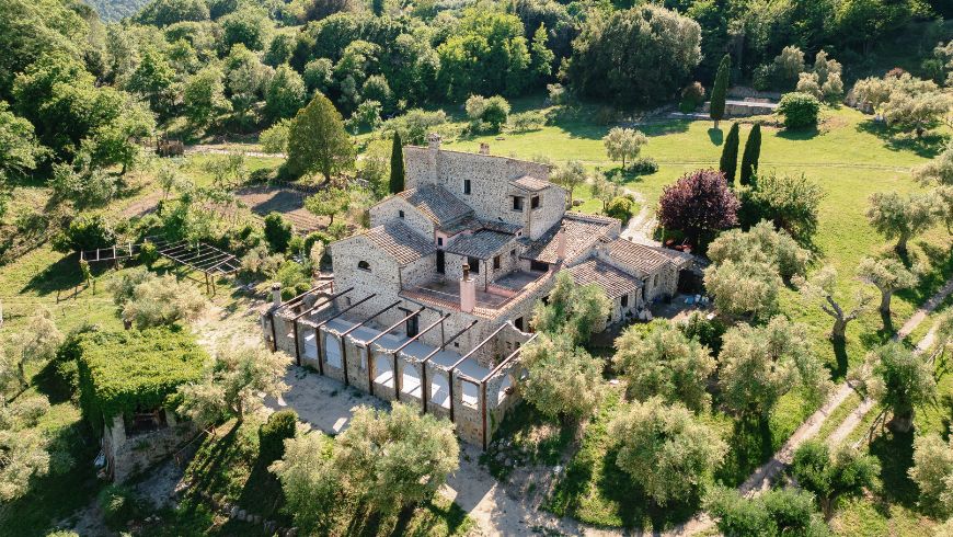 forest lodge in italy